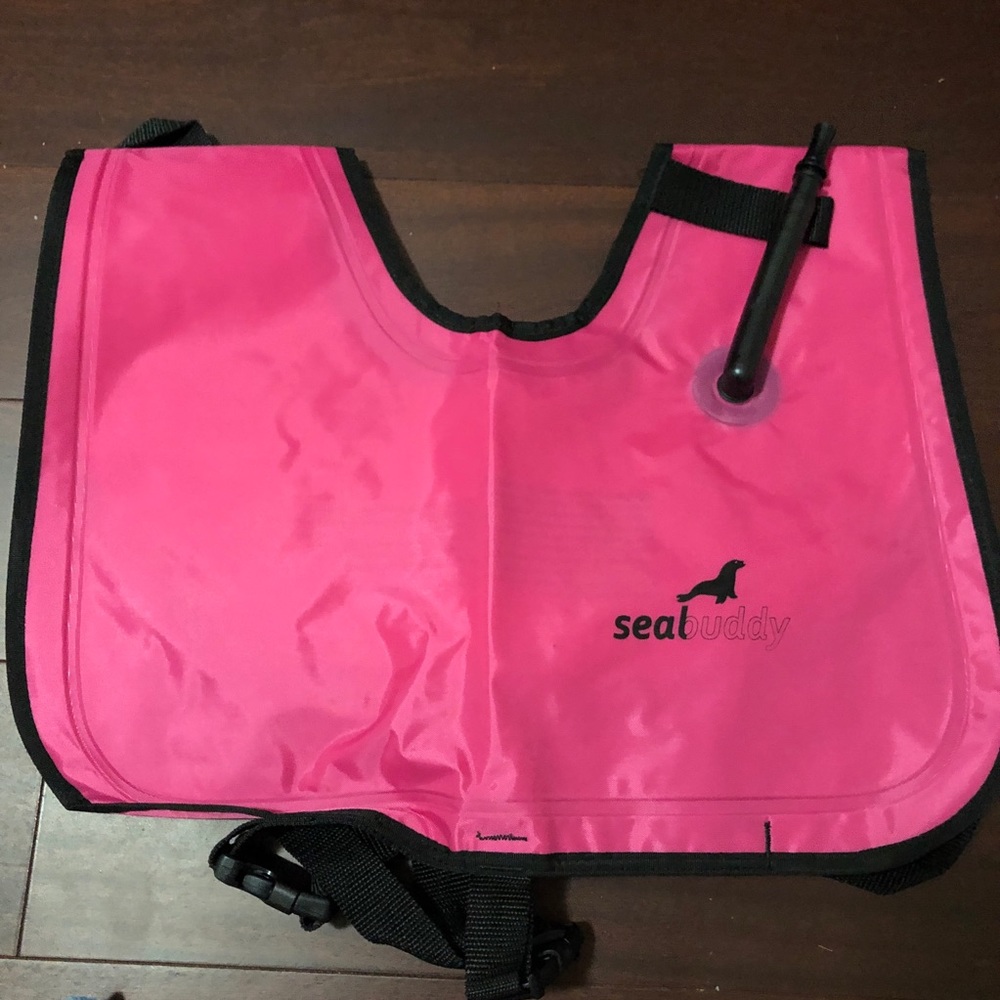 NEW Adult Seal Buddy Snorkel VestPink with meshbag